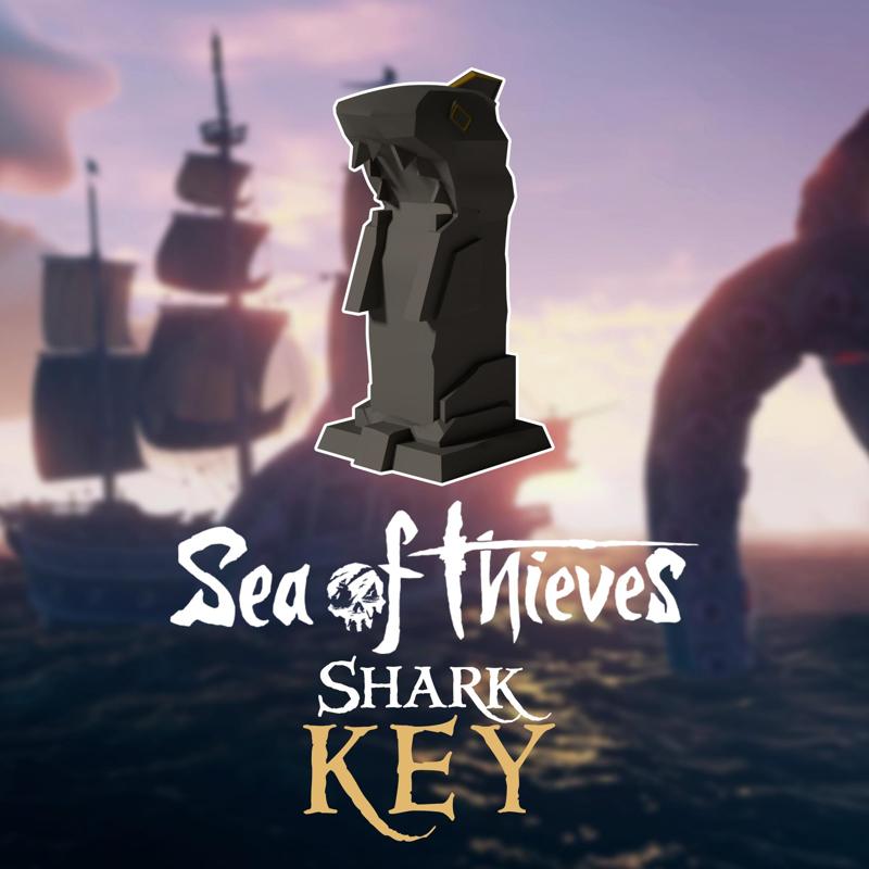 Treasure vault shark key - Sea of thieves
