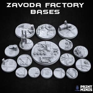 Zavoda Factory Bases - 17 miniatures - Doomsday Collection
