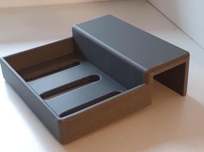 Soap dispenser holder for sink