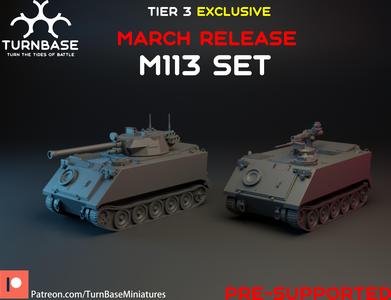 TurnBase Miniatures: Wargames - M113 set