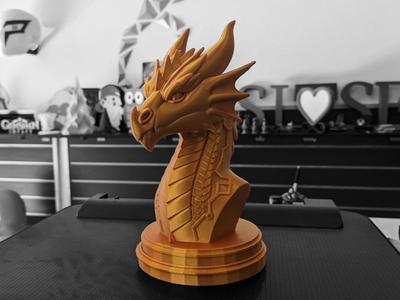 Lightning Dragon Bust