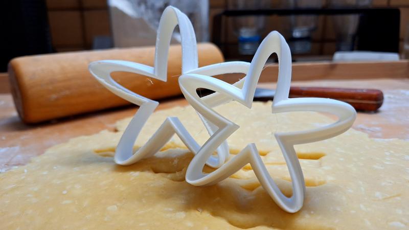 Gebäck-Ausstecher, Seestern (die wirklich funktionieren) / Cookie cutter, starfish (which really work)