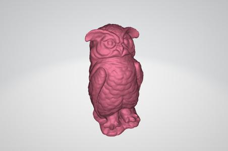 Owl statue scan - 3d printable