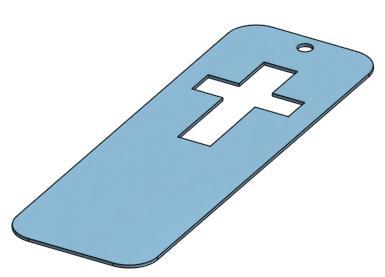 Bookmark with a Cross