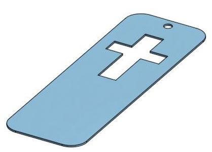 Bookmark with a Cross