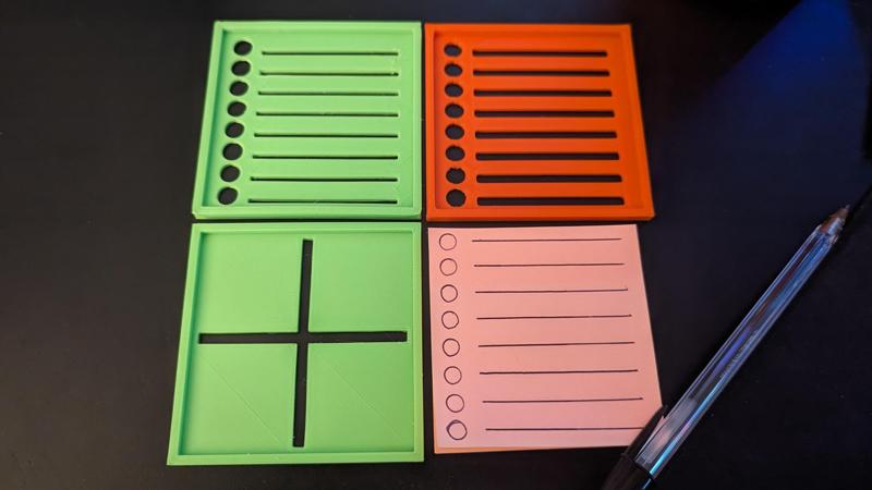 Sticky/Post-It Note Stencils