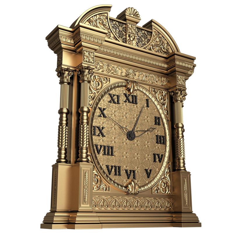 Classic Clock 014 Gold