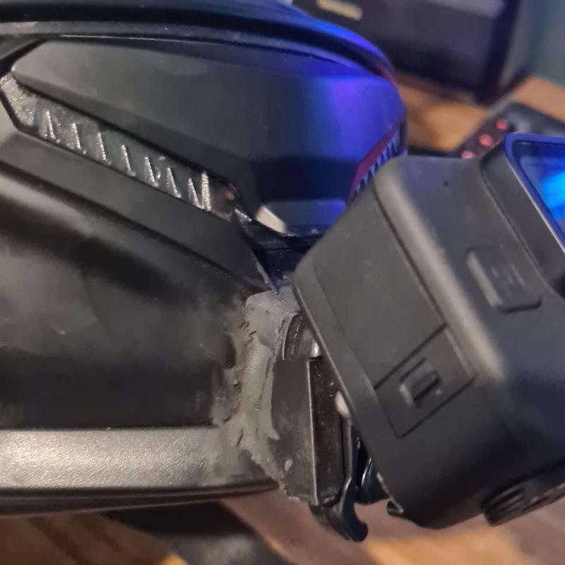 HJC RPHA71 chin gopro mount