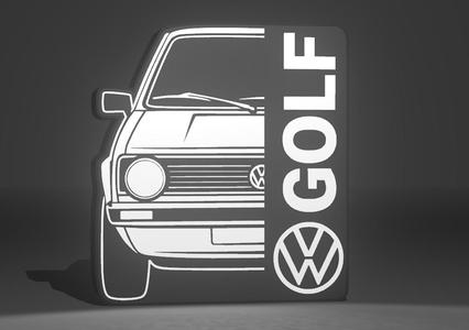 Volkswagen Golf MK1 - Lightbox Led Lamp