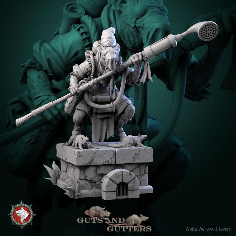 The Spitter scorched tail 32mm and 75mm pre-supported