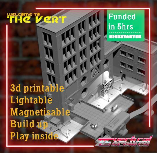 The Vert Cyberpunk building kit - All-in Kickstarter version