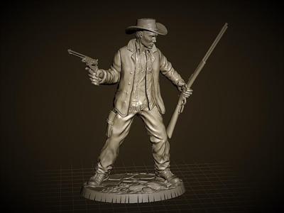U.S. Marshal Dean W. - Action Western Figure
