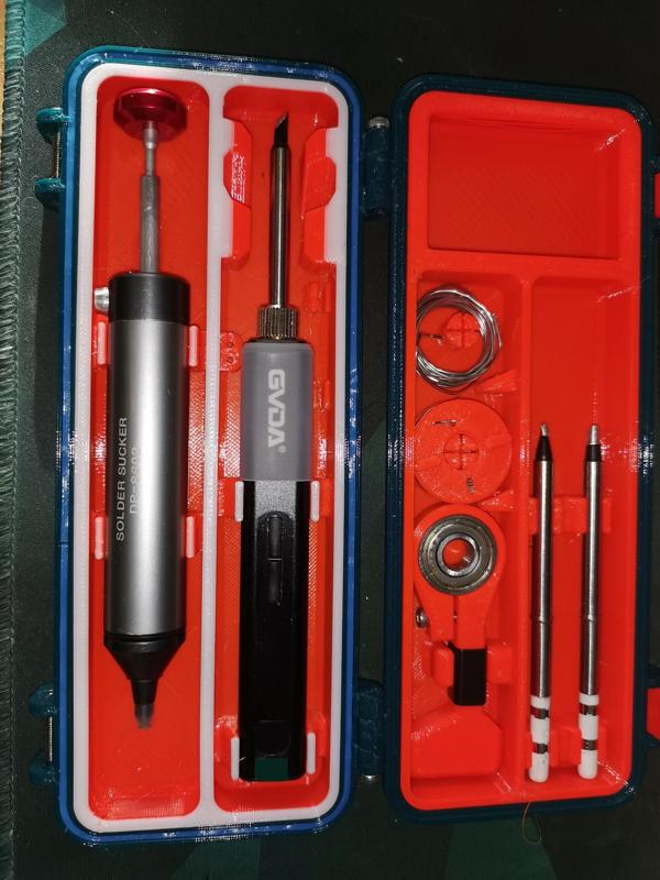 Rugged soldering iron solder sucker insert