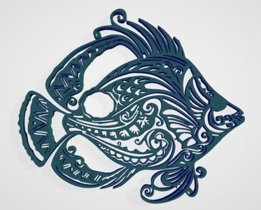 Fish_4 Model Wall Art