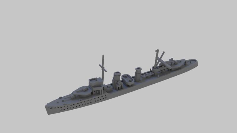 WW2 Dutch Navy Admiralen class destroyer