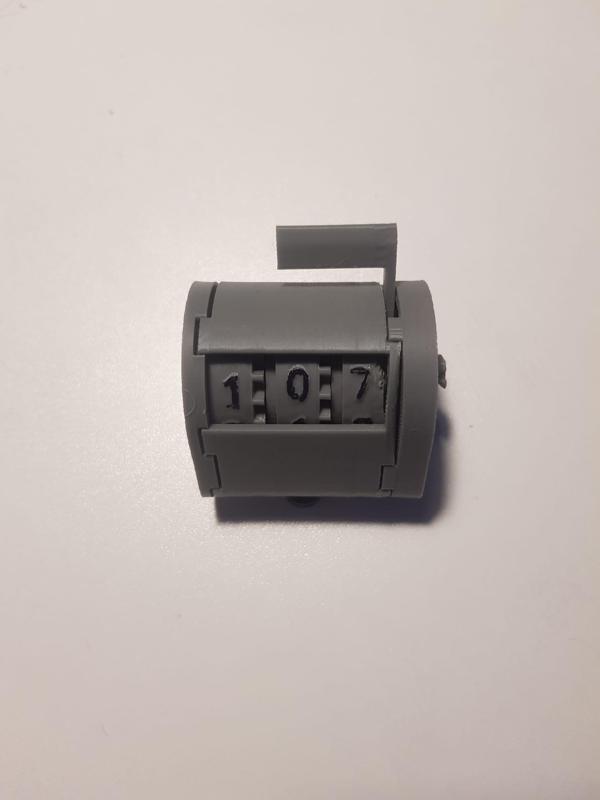 Fully 3D Printed Tally Counter