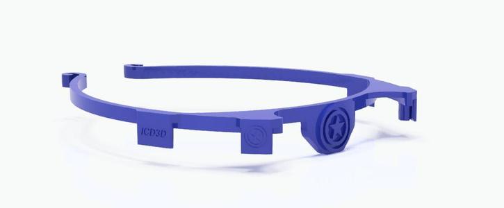 Captain America face shield