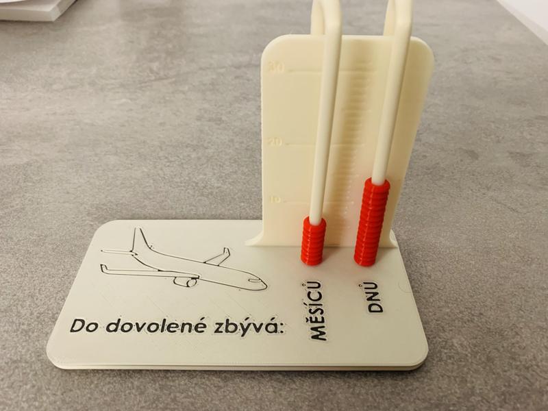 Odpočet dovolené / Holiday countdown