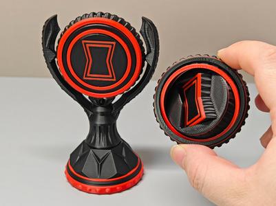 Black Widow - Gyro Fidget Spinner Superhero Series TC3-Black Widow