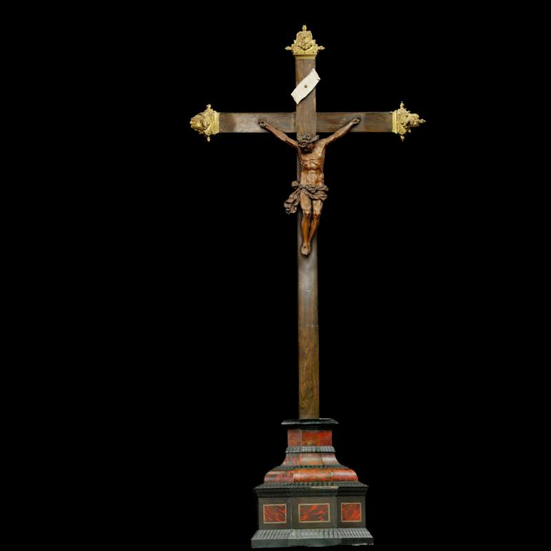 Wooden Crucifix with corpus