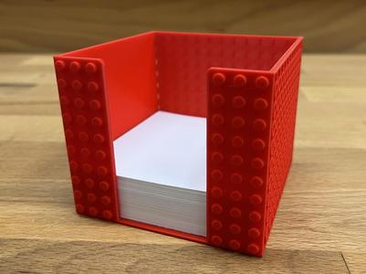 Lego Zettelkasten / Lego memo cube box