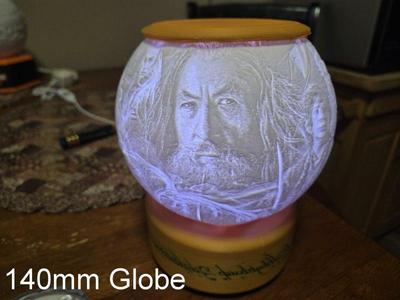Lord of the Rings Themed Lithophane Night light/Lamp