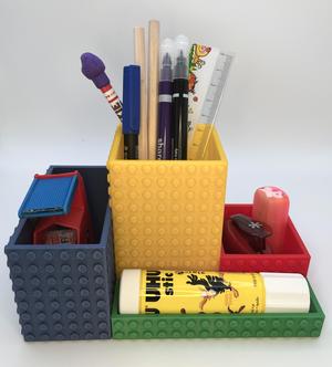 Modular Lego Desk Organizer / Modularer Lego Schreibtisch Organizer