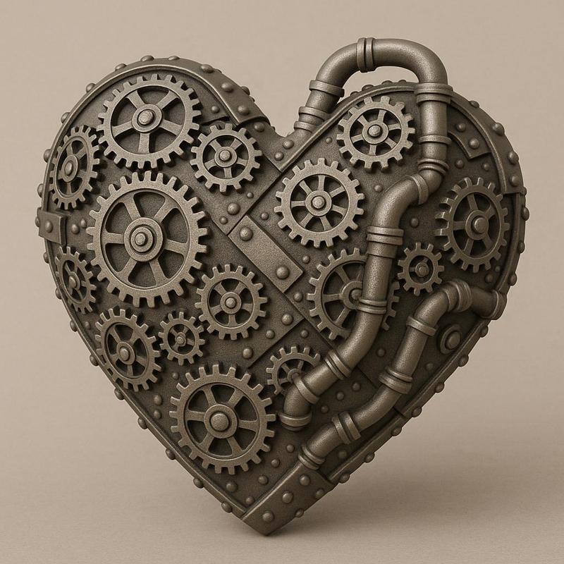Steampunk Mechanical Heart