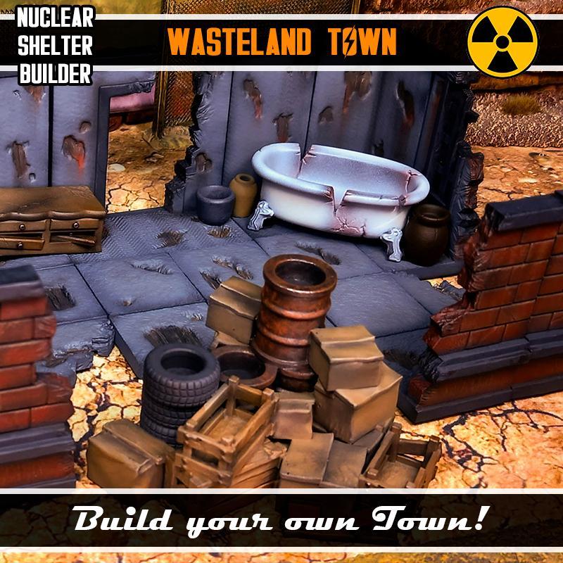 WASTELAND TOWN (Nuclear Shelter Builder v.2)
