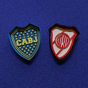 Boca and River Coat Of Arms Cookie Cutter