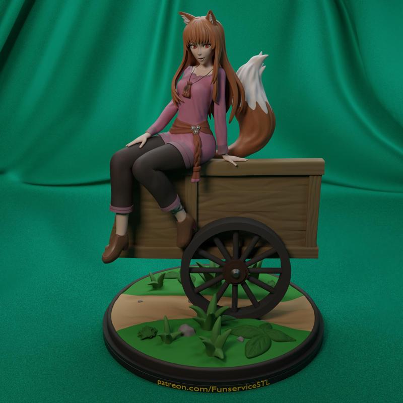 Holo from Spice and Wolf anime