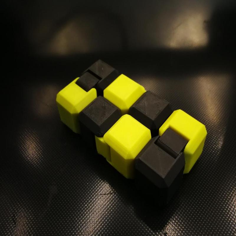 Yet Another Fidget Infinity Cube v2-dual color