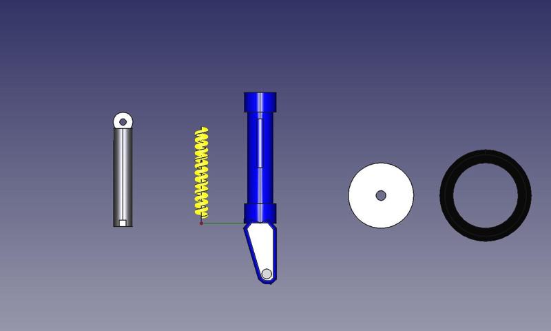 amortiguador para aeromodelo