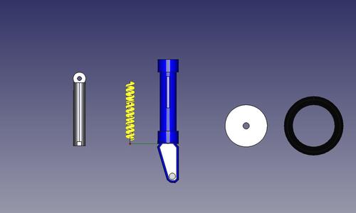 amortiguador para aeromodelo