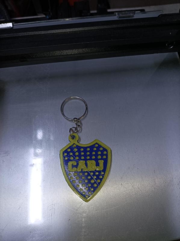 Boca Juniors keychain