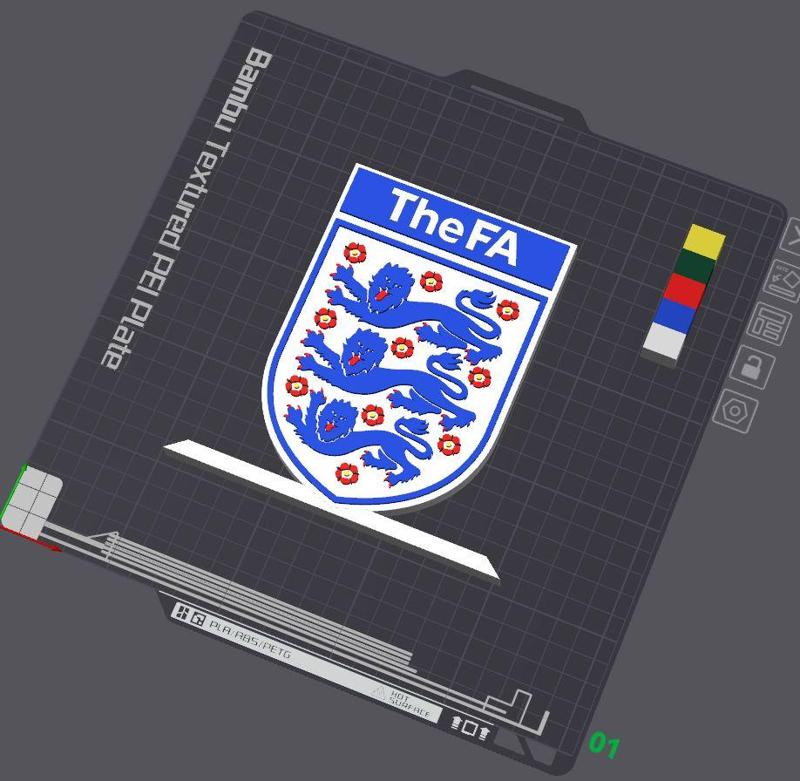The FA Logo Table Stand