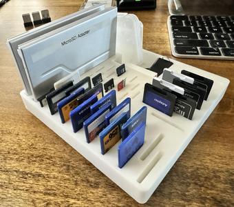 Mega SD Card Storage 3x3 - Gridfinity