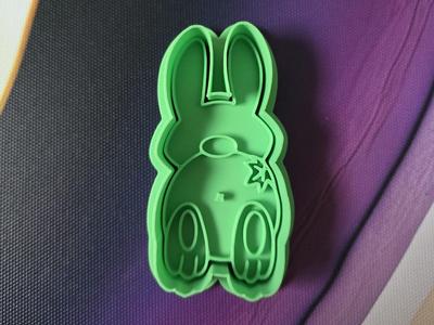 Easter Bunny Butt Animal Cookie Cutter Baking Fun