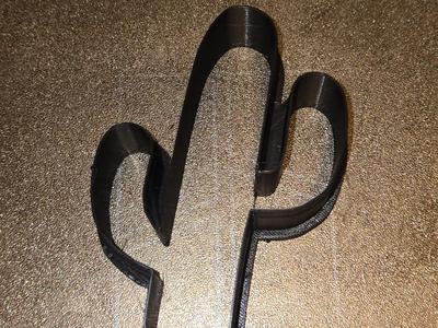 Cactus cookie cutter