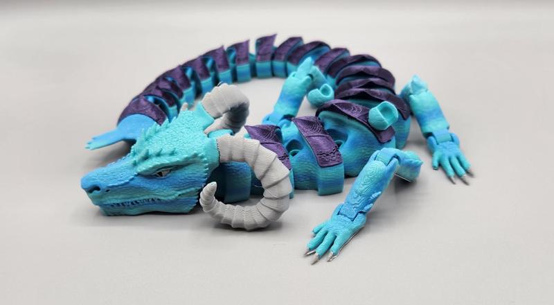 Custom Flex Fidget Dragon