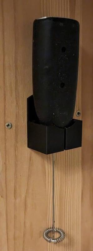 Holder for milk foamer