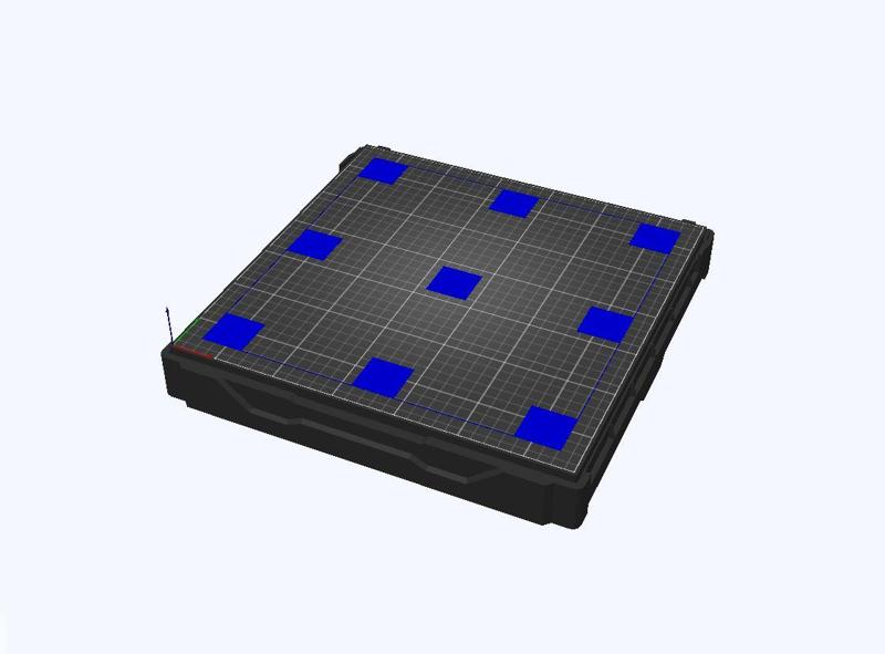 Vérification du leveling / planéité du plateau