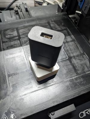 Small Euro Plug 1x1 Gridfinity of small Wall Adapters