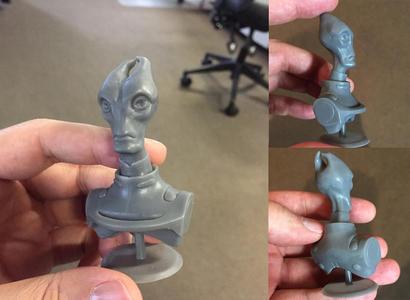 Salarian bust - Mass Effect