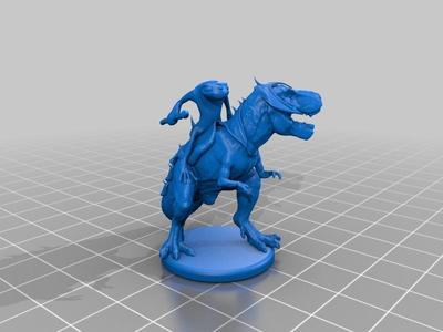 Grippli on T-Rex