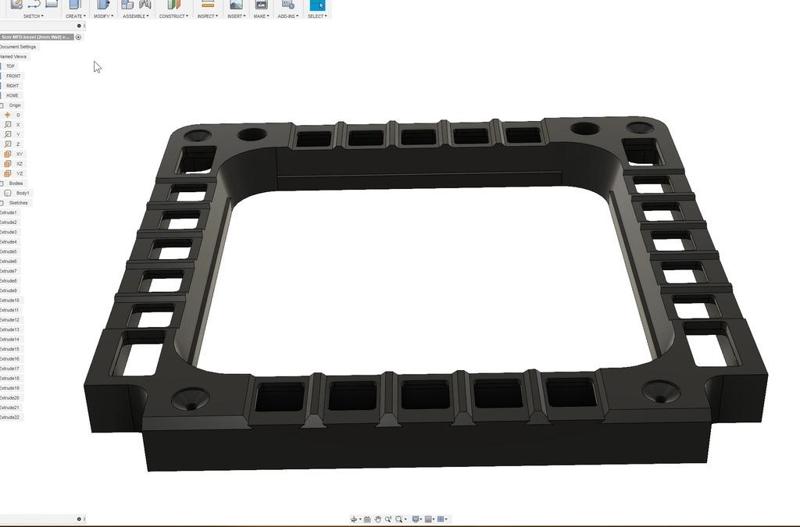 MFCD with Buttons A-10C, F-18C for DCS World 5" Display Area (modeled from an F-16)