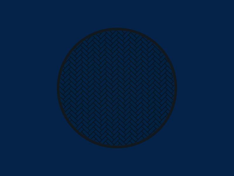 C16. Makoto Coaster - Circle 16 - Tile Pattern