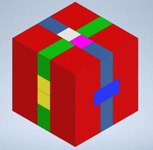 cubic wooden barrel puzzle