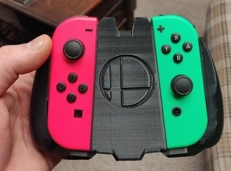Super Smash Bros. Joycon Controller Grip 