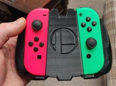 Super Smash Bros. Joycon Controller Grip 